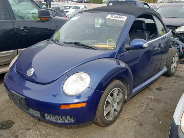 3VWRF31Y06M329392 - 2006 VOLKSWAGEN NEW BEETLE Mavi foto 2