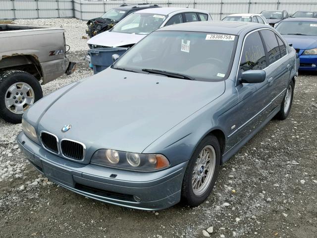 WBADT33441GF41473 - 2001 BMW 525 I BLUE photo 2