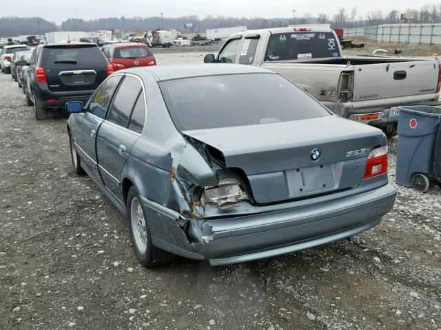 WBADT33441GF41473 - 2001 BMW 525 I BLUE photo 3