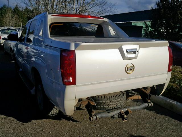 3GYEK63N23G295588 - 2003 CADILLAC ESCALADE E WHITE photo 3