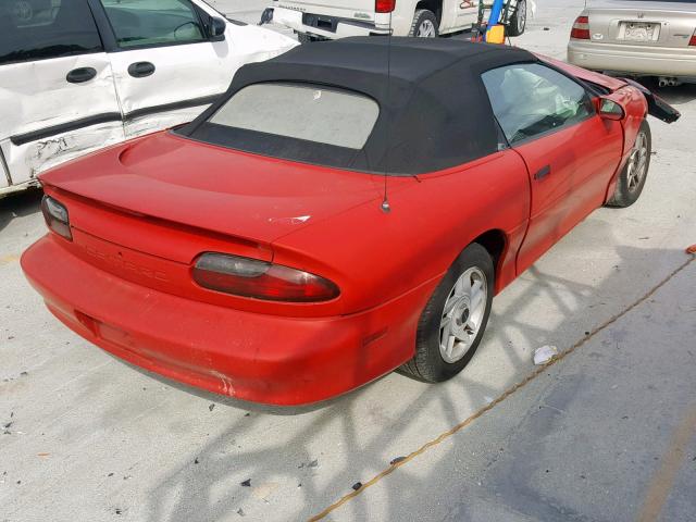 2G1FP32K9T2111681 - 1996 CHEVROLET CAMARO BAS RED photo 4