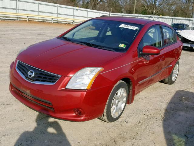 3N1AB6AP6BL608501 - 2011 NISSAN SENTRA 2.0 RED photo 2