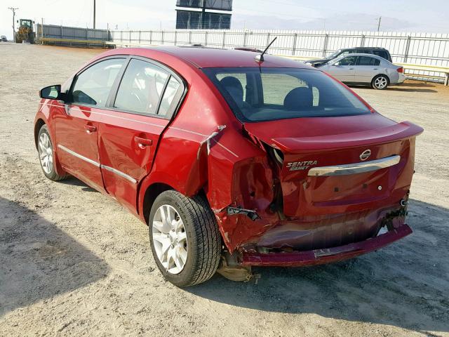 3N1AB6AP6BL608501 - 2011 NISSAN SENTRA 2.0 RED photo 3