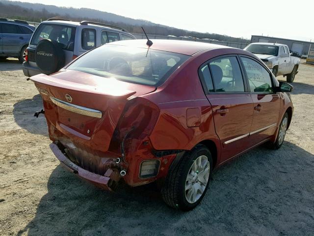 3N1AB6AP6BL608501 - 2011 NISSAN SENTRA 2.0 RED photo 4