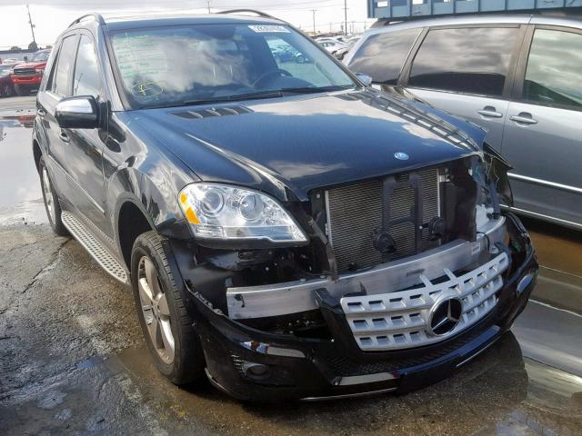 4JGBB8GB8AA601236 - 2010 MERCEDES-BENZ ML 350 4MA BLACK photo 1