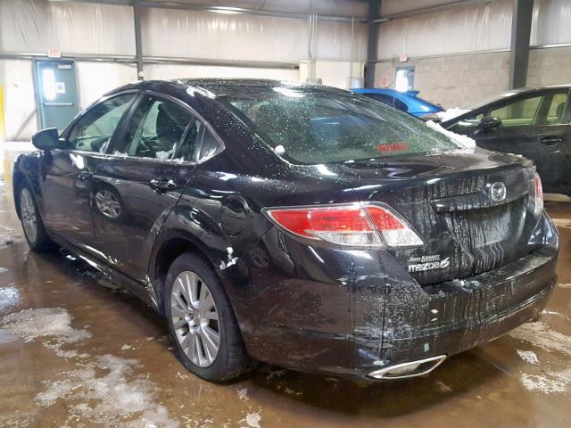 1YVHZ8CB5A5M01465 - 2010 MAZDA 6 S BLACK photo 3