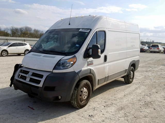 3C6TRVBD1GE100763 - 2016 RAM PROMASTER WHITE photo 2