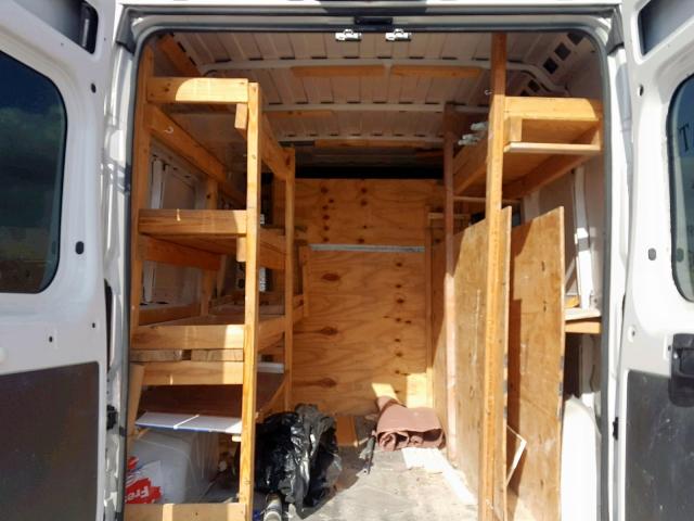 3C6TRVBD1GE100763 - 2016 RAM PROMASTER WHITE photo 9