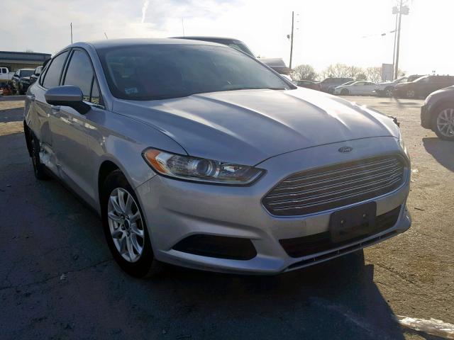 1FA6P0G75G5125510 - 2016 FORD FUSION S SILVER photo 1