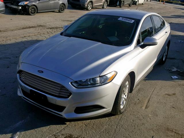 1FA6P0G75G5125510 - 2016 FORD FUSION S SILVER photo 2