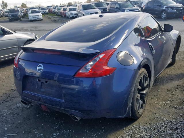 JN1AZ4EHXDM380756 - 2013 NISSAN 370Z BASE BLUE photo 4