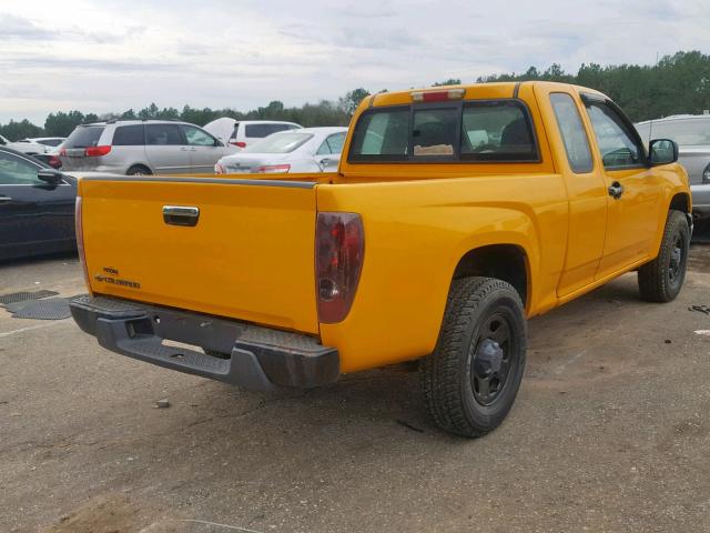 1GCKTBD90A8127483 - 2010 CHEVROLET COLORADO YELLOW photo 4