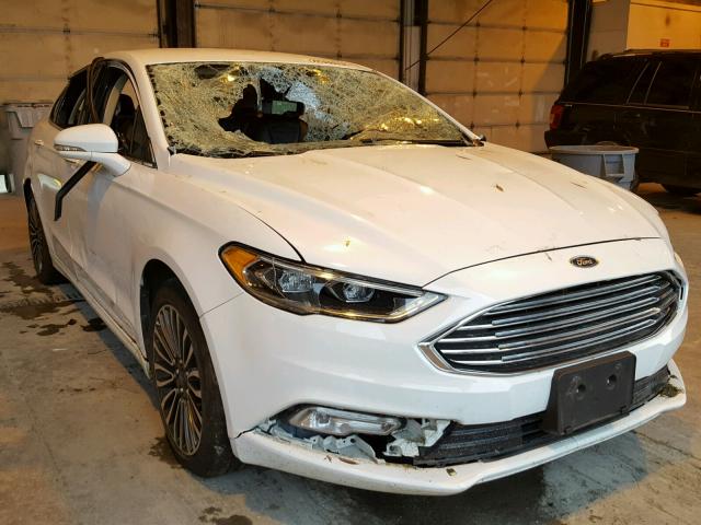 3FA6P0K91HR111756 - 2017 FORD FUSION TIT WHITE photo 1