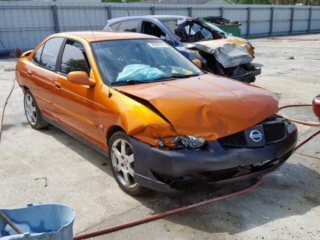 3N1AB51D76L502676 - 2006 NISSAN SENTRA SE- ORANGE photo 1