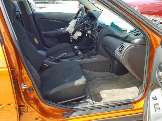 3N1AB51D76L502676 - 2006 NISSAN SENTRA SE- ORANGE photo 5