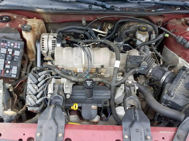 2G2WP522441219284 - 2004 PONTIAC GRAND PRIX BURGUNDY photo 7