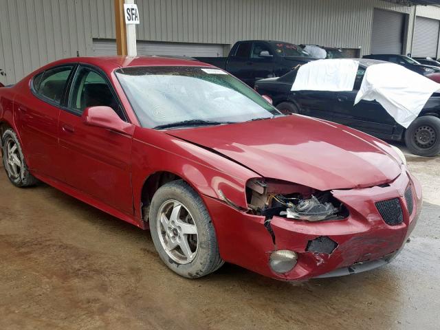 2G2WP522441219284 - 2004 PONTIAC GRAND PRIX BURGUNDY photo 9