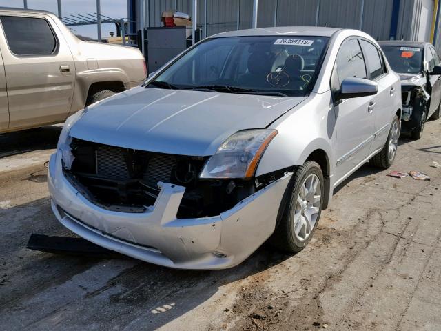 3N1AB6AP4CL622690 - 2012 NISSAN SENTRA 2.0 SILVER photo 2