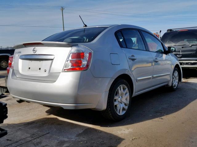 3N1AB6AP4CL622690 - 2012 NISSAN SENTRA 2.0 SILVER photo 4