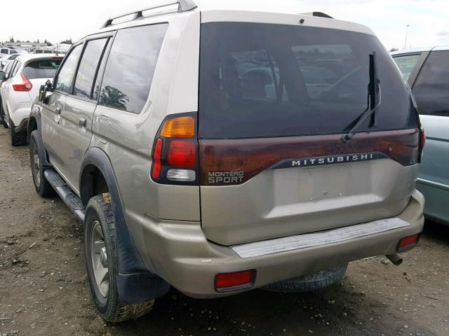 JA4LS21R94J005823 - 2004 MITSUBISHI MONTERO SP SILVER photo 3