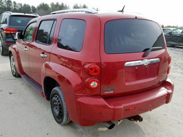 3GNBACDV3AS644011 - 2010 CHEVROLET HHR LT RED photo 3