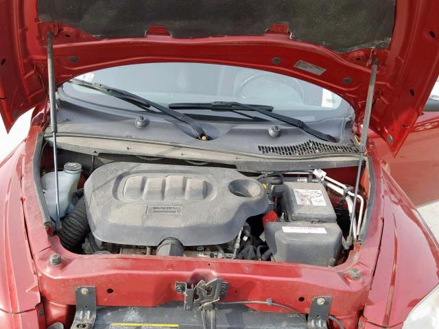 3GNBACDV3AS644011 - 2010 CHEVROLET HHR LT RED photo 7