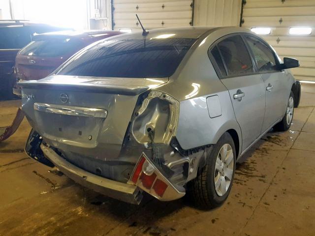 3N1AB6AP0BL622734 - 2011 NISSAN SENTRA 2.0 GRAY photo 4