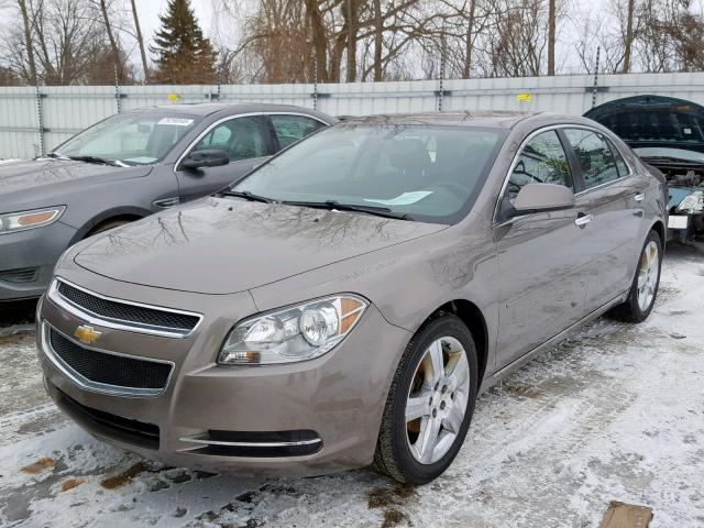 1G1ZC5E07CF213512 - 2012 CHEVROLET MALIBU 1LT 棕色 照片 2
