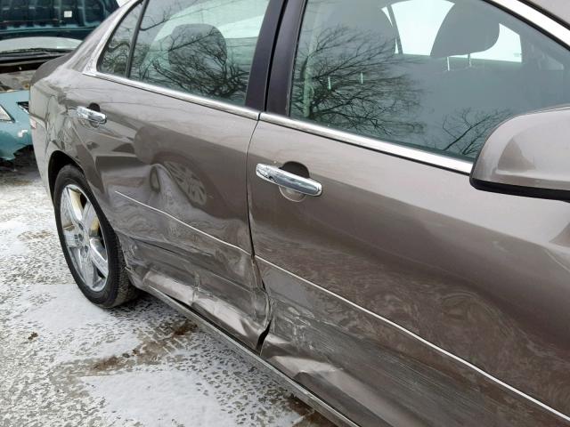 1G1ZC5E07CF213512 - 2012 CHEVROLET MALIBU 1LT 棕色 照片 9