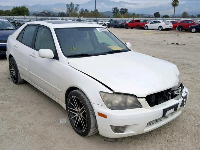 JTHBD192840084130 - 2004 LEXUS IS 300 WHITE photo 1