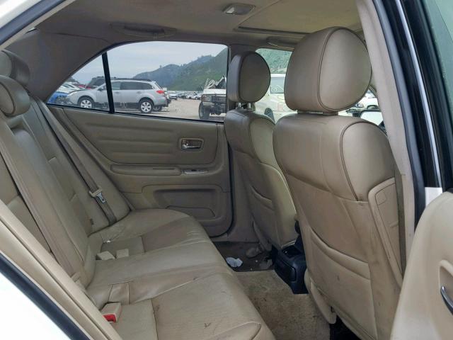 JTHBD192840084130 - 2004 LEXUS IS 300 WHITE photo 6