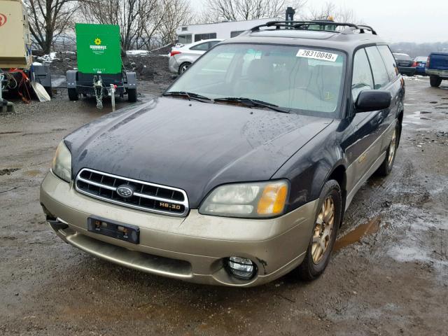 4S3BH806127638692 - 2002 SUBARU LEGACY OUT BLACK photo 2