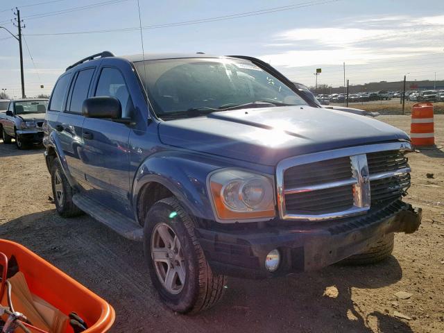 1D4HB48D85F565180 - 2005 DODGE DURANGO SL BLUE photo 1