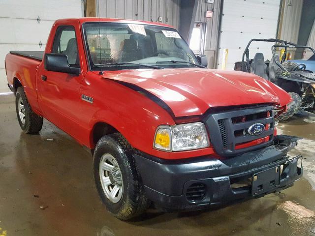 1FTYR10D39PA05957 - 2009 FORD RANGER RED photo 1