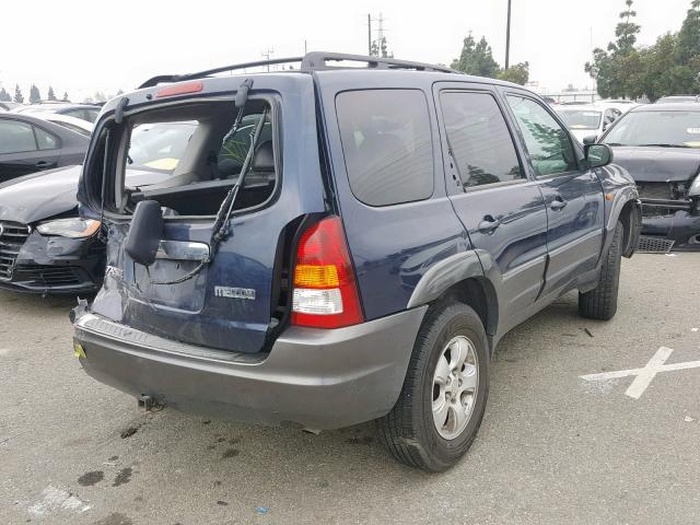 4F2CZ061X4KM30096 - 2004 MAZDA TRIBUTE ES 蓝色 照片 4