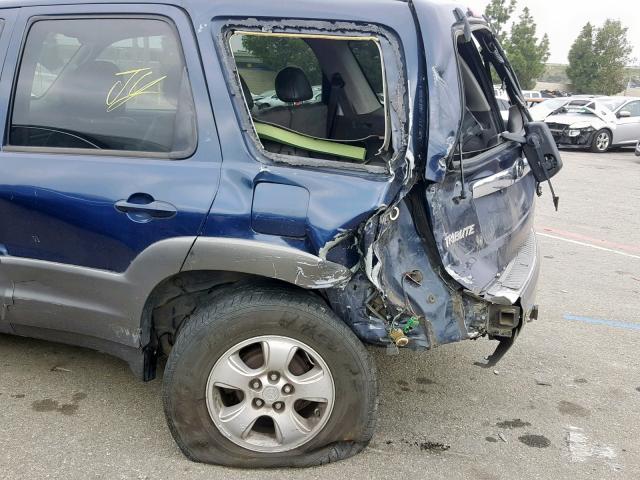 4F2CZ061X4KM30096 - 2004 MAZDA TRIBUTE ES 蓝色 照片 9