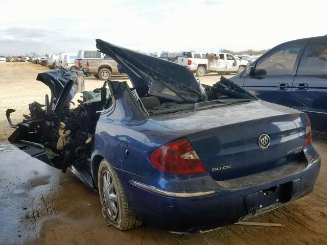 2G4WD562051253007 - 2005 BUICK LACROSSE C BLUE photo 3