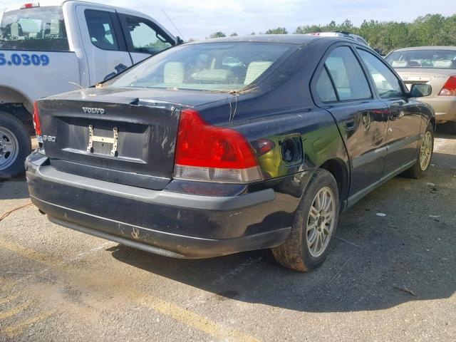 YV1RS61T242366723 - 2004 VOLVO S60 BLACK photo 4