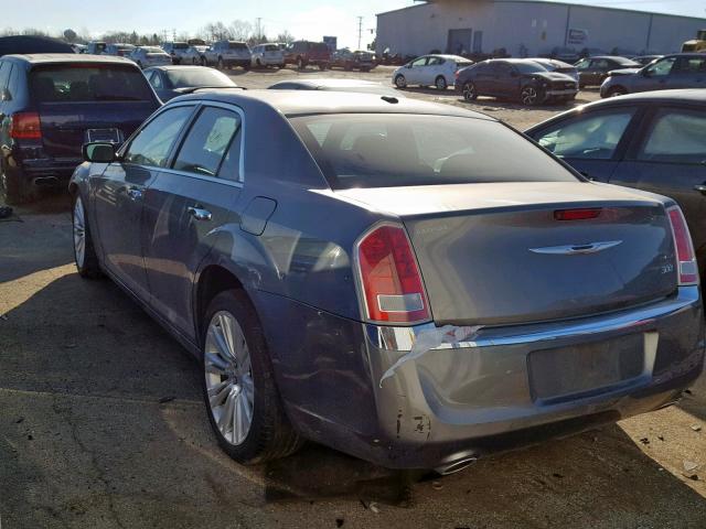 2C3CA5CG8BH564823 - 2011 CHRYSLER 300 LIMITE GRAY photo 3