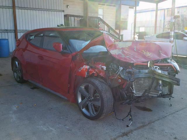 KMHTC6AE7FU231668 - 2015 HYUNDAI VELOSTER T RED photo 1