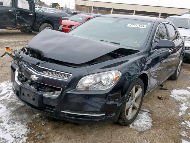 1G1ZC5E18BF284449 - 2011 CHEVROLET MALIBU 1LT შავი ფოტო 2