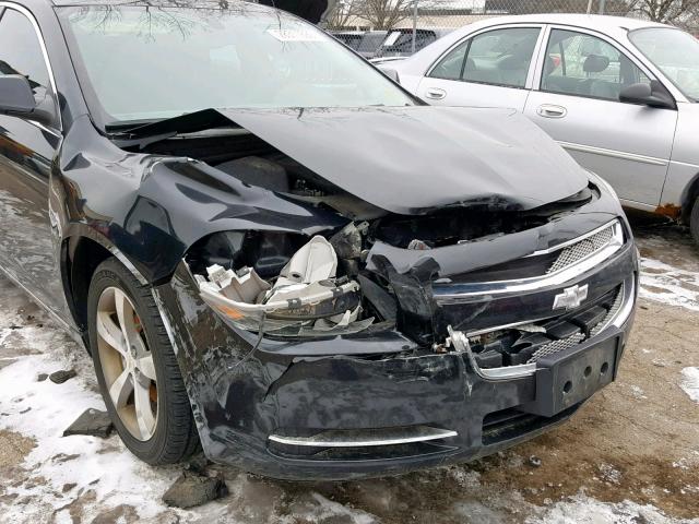 1G1ZC5E18BF284449 - 2011 CHEVROLET MALIBU 1LT შავი ფოტო 9