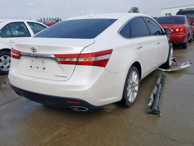 4T1BK1EB5DU001772 - 2013 TOYOTA AVALON BAS WHITE photo 4