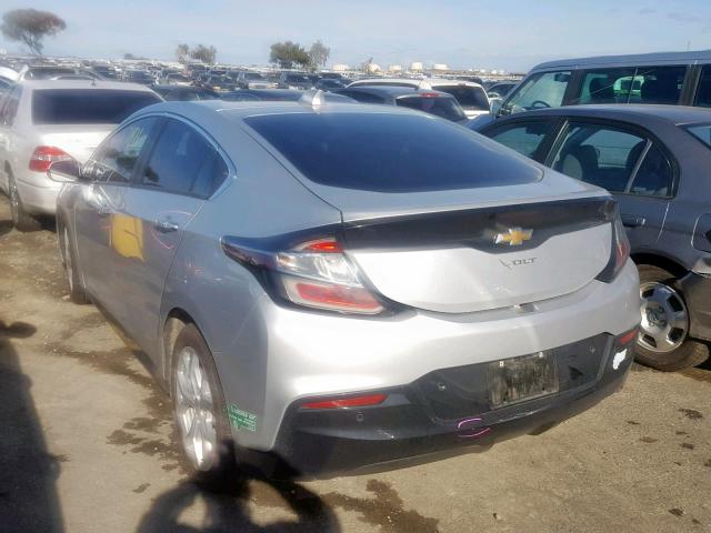 1G1RD6S50HU106193 - 2017 CHEVROLET VOLT PREMI SILVER photo 3