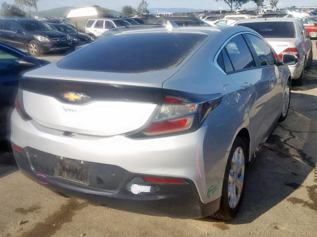 1G1RD6S50HU106193 - 2017 CHEVROLET VOLT PREMI SILVER photo 4