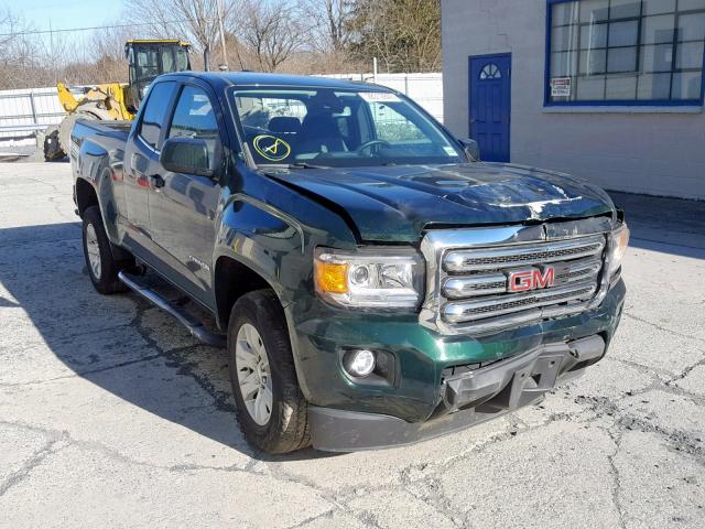 1GTH6CE32G1163212 - 2016 GMC CANYON SLE GREEN photo 1