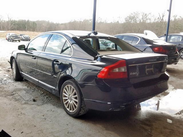 YV1AS982381073937 - 2008 VOLVO S80 3.2 BLACK photo 3