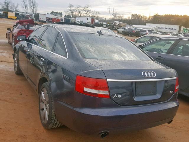 WAUAH74F27N169841 - 2007 AUDI A6 3.2 BLUE photo 3