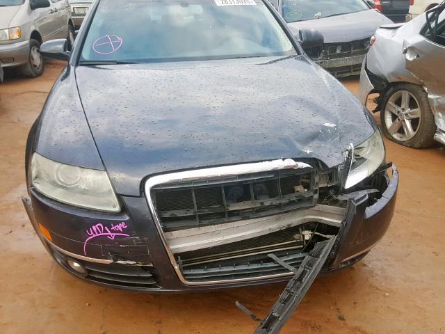 WAUAH74F27N169841 - 2007 AUDI A6 3.2 BLUE photo 9