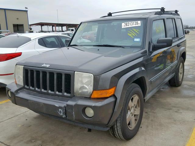 1J8HH48K06C258821 - 2006 JEEP COMMANDER BLACK photo 2